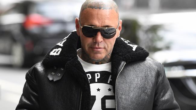 Former Bandidos enforcer Toby Mitchell is likely to be among the first hit with a Firearm Prohibition Order. Picture: AAP Image/Joe Castro