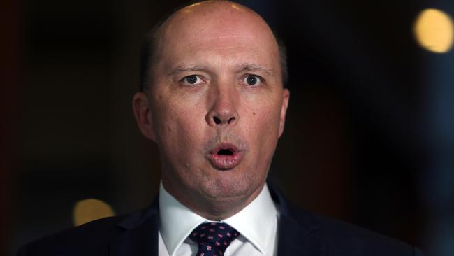 Immigration Minister Peter Dutton says heads should roll over a ploy to get the Safe Schools program back onto the NSW curriculum. Picture: Gary Ramage