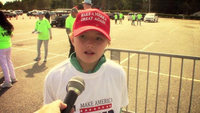 This little girl had some strong views about Hillary Clinton.