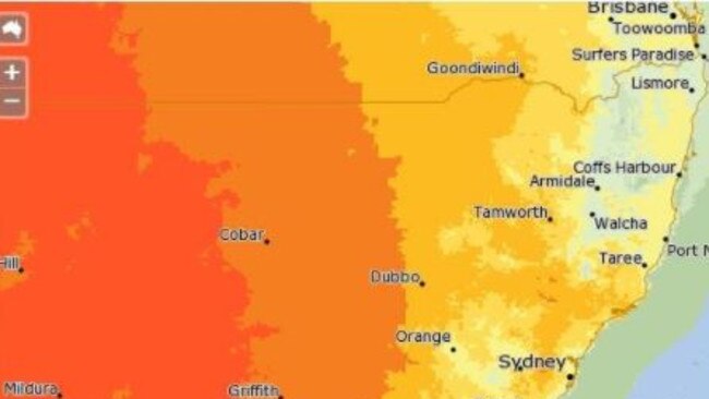 Victoria is to experience an extreme heatwave today. Picture: Twitter