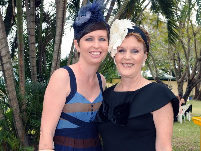 Melissa and Christine Brine at the 2011Townsville Ladies Day Races held at the Cluden Race Track