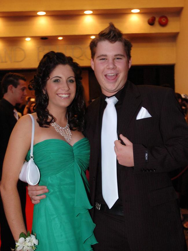 OCTOBER 01, 2005: News. Reporter: Katrina Jones. Emmanuel College formal at the Gold Coast International Hotel. Kristina Ballard and Michael Papal. PicJodie/Richter