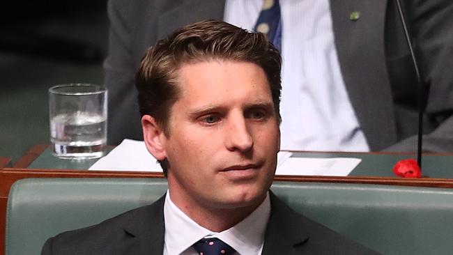 Andrew Hastie has warned of China’s influence on Australia. Picture: Kym Smith