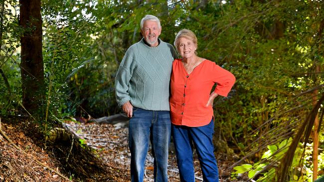 Judith with husband Theo DeBoer. Picture: John Gass