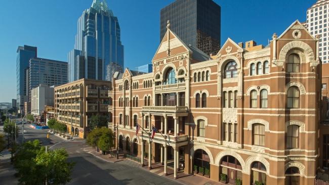 The Driskill historic hotel in Austin, Texas. Picture: Mark Knight