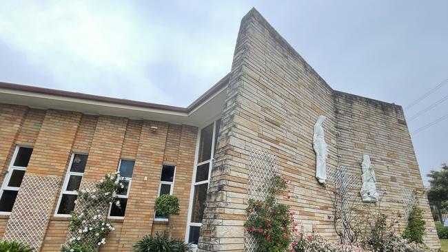 The man alarmed parishioners when he walked into St Bernadette's Catholic Church.