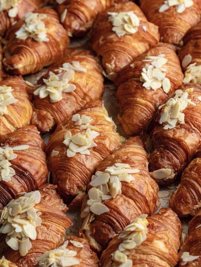 Almond croissant from Tanglewood Organic Sourdough.