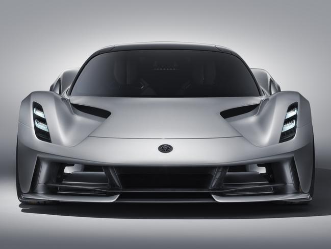 Lotus Evija all-electric hypercar.