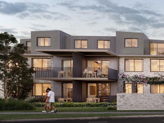 An artist's impression of seniors living apartments proposed as part of the $77 million development application for the redevelopment of Forestville RSL Club.