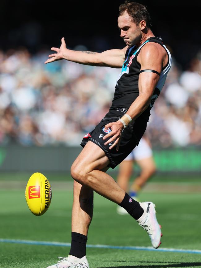 Jeremy Finlayson kicked 0.4 against West Coast in Round 1. Picture: James Elsby/AFL Photos