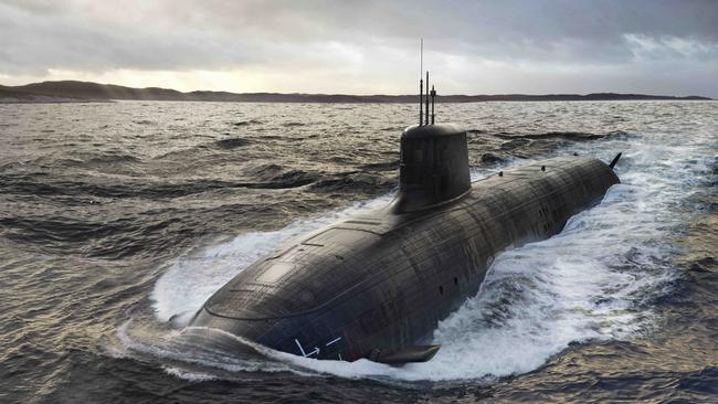 Anthony Albanese has boasted that nuclear-powered submarines represented ‘the single biggest leap in our defence capability in our history’. Picture: Supplied via NCA NewsWire