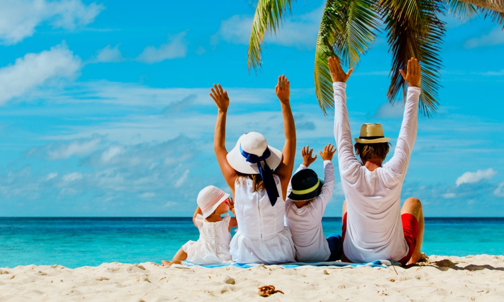 Hooray for family holidays - especially if it's a cheap one! Image: iStock