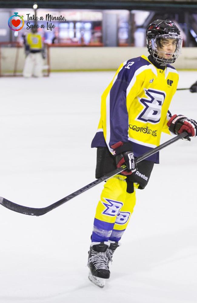 Callum Gordon was able to pick up ice skating again after his transplant.