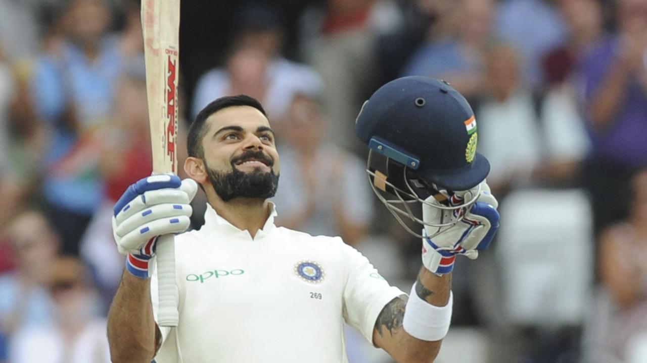 Virat Kohli scored the 23rd Test century of his career on Monday.