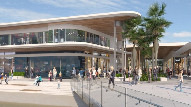 A concept image of the Newport Marketplace retail hub to be built in the Stockland estate. IMAGE: PD ONLINE