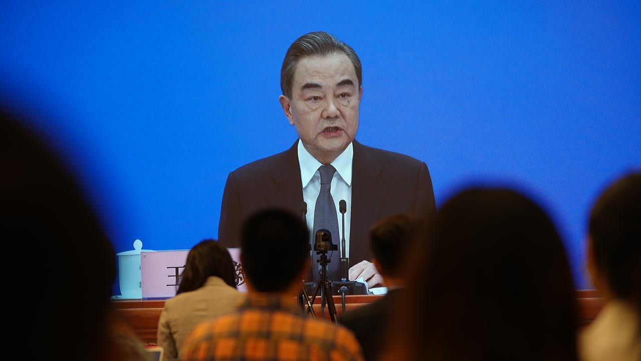 China’s foreign minister, Wang Yi, accused the Trump administration of attempting to ‘change China’ and keep the rising superpower from modernising. Picture: Andrea Verdelli/Getty Images