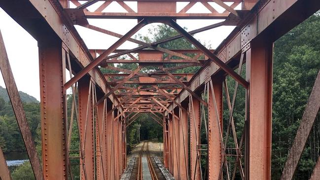 Railway bridge over King River. Picture: Michelle Schlenner. Your Focus on Tasmania **ONE TIME USE ONLY**