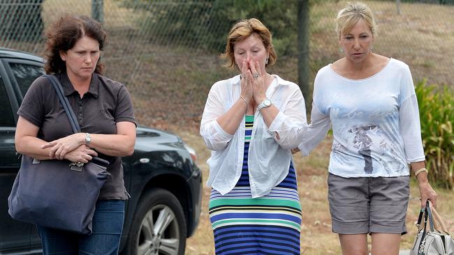 This week marks 10 years since Rosie Batty (centre) lost her son Luke. Picture: Nicole Garmston