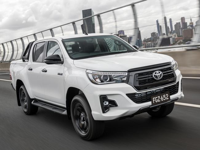 Top 50 cars of all time Sunday Herald Sun.  Toyota HiLux Rogue edition (2018). Picture: Supplied.