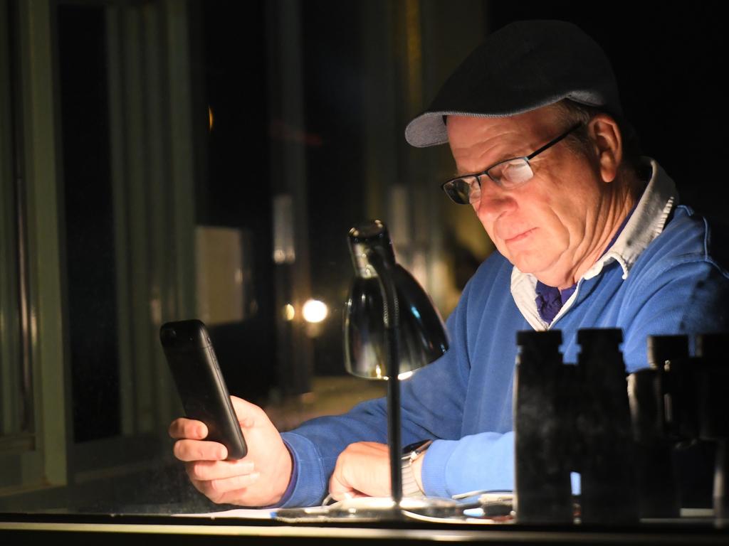 Former trainer Robert Smerdon works as a private driver during the week.