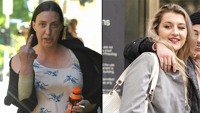 Amanda Warren and Caris Underwood were spared jail for their drunken attack on a paramedic.