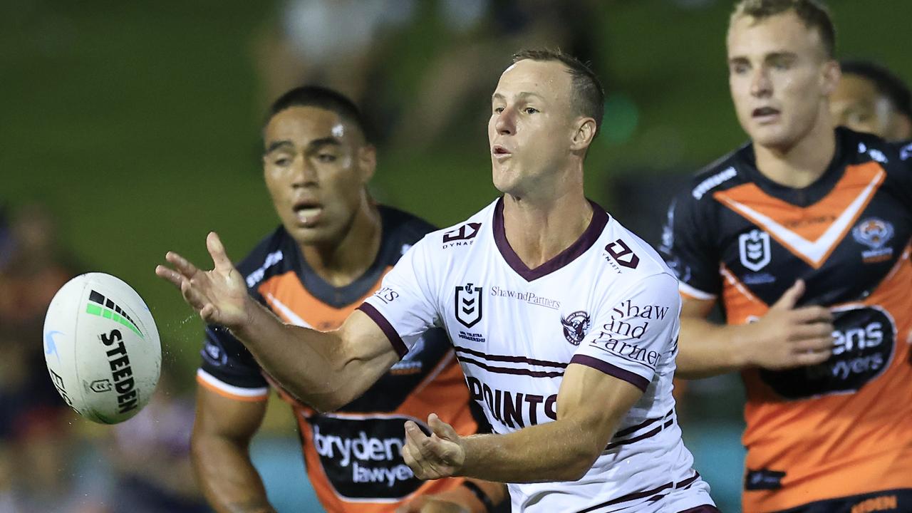 Daly Cherry-Evans was in great form with his kicking game against the Tigers. Picture: Getty Images