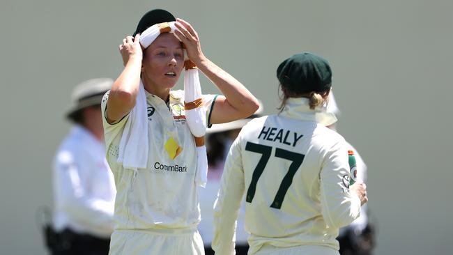 Darcie Brown was feeling the heat in Perth (Photo by Paul Kane/Getty Images)