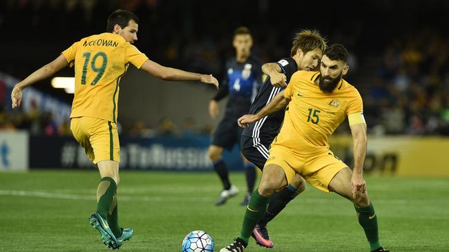Mile Jedinak is still nursing a groin injury,.