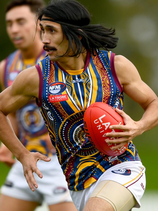 NFNL: Action from the clash between Northcote Park and South Morang. Picture: Josh Chadwick)