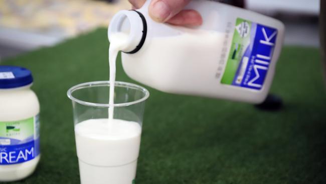 Country Valley Dairy’s fresh whole milk and cream. Picture: Jenifer Jagielski