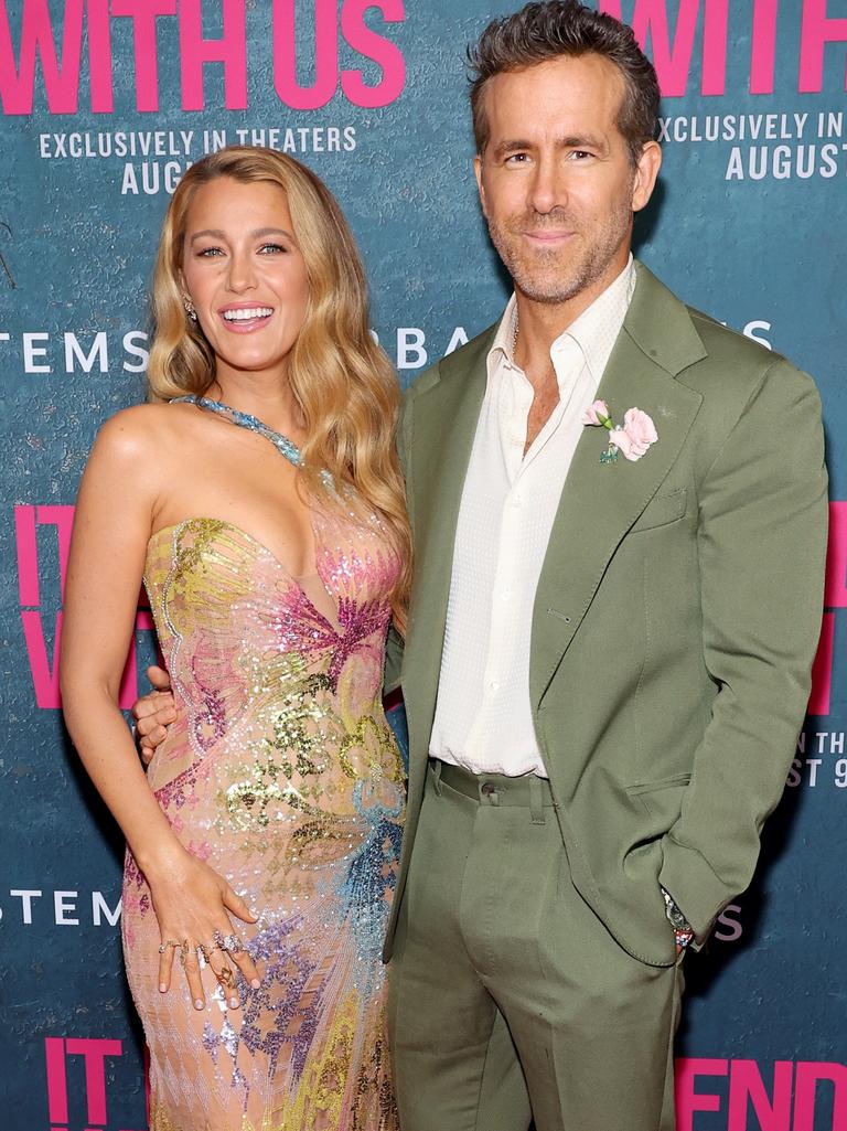 Lively with her husband Ryan Reynolds. Picture: Cindy Ord/Getty Images