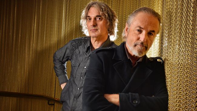 Steve Kilbey (right) and Peter Koppes from Australian band The Church. Picture: Tony Gough