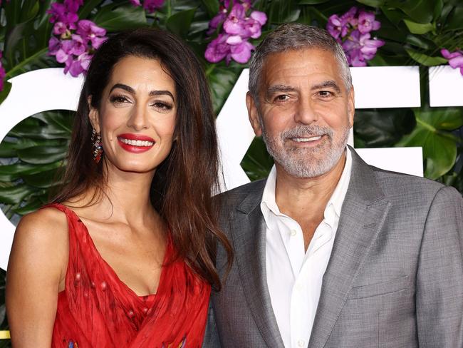 Amal and George Clooney – Sussex wedding guests – own their own private jet plane. Picture: Tommaso Boddi/Getty Images/AFP