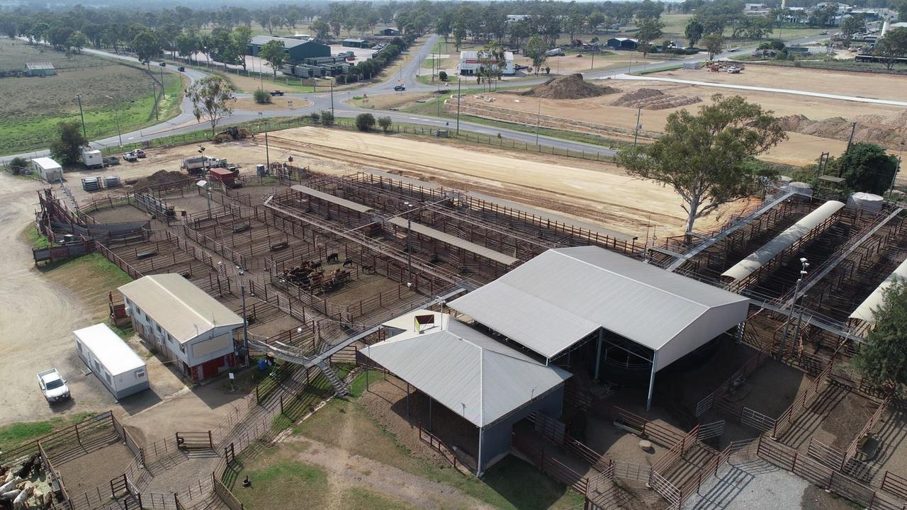 Stage 1 of the Warwick Saleyards redevelopment is now well underway as contractors continue to work tirelessly to have the first stage completed by March 2024. Photo: SDRC