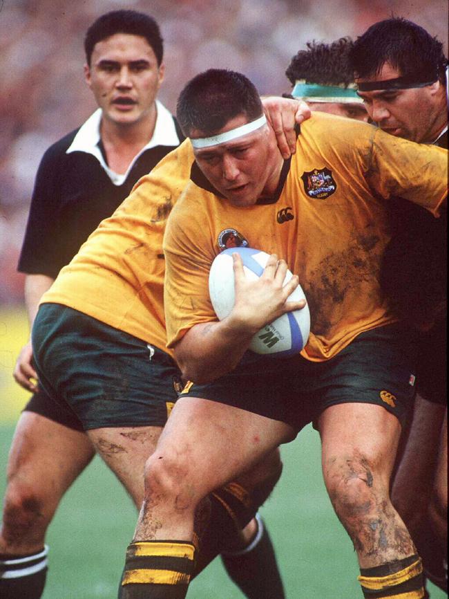 Phil Kearns in action during 1991 World Cup.