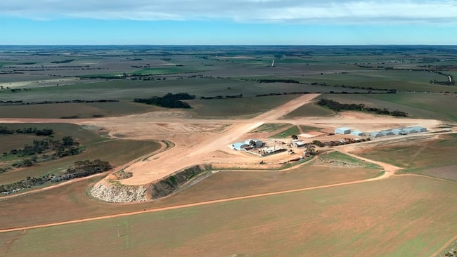 The EPA alleges around 120,000 cubic metres of rubbish was dumped at the airfield. Picture: Google Maps