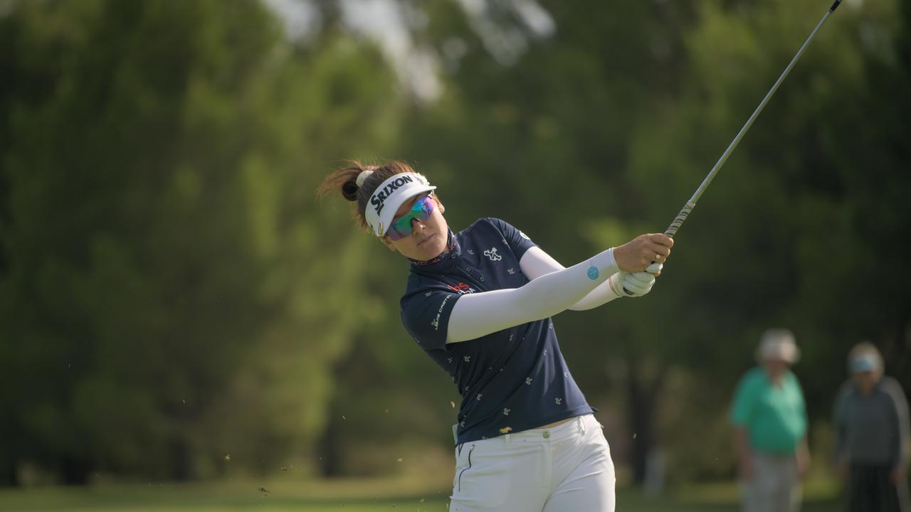 Hannah Green during the first round of The Players Series event this week. Picture: Golf Australia