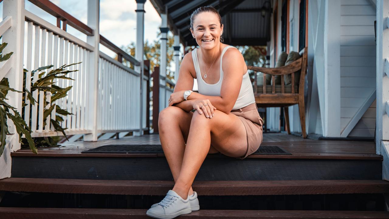 Having a ball … Ash Barty loves sport but right now she’s heading in a new direction. Picture: Nic Morley