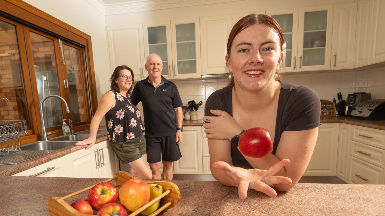 Shannon Donelly, who is still living at home with parents Hugh and Vicki Donelly. Picture: Tony Gough