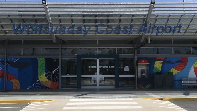 Border control measures have ramped up at Whitsunday Coast Airport. Picture: Laura Thomas