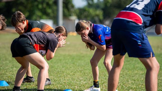 Australian 7s men's team train in Darwin ahead of the 2024 Paris Olympics. Picture: Pema Tamang Pakhrin