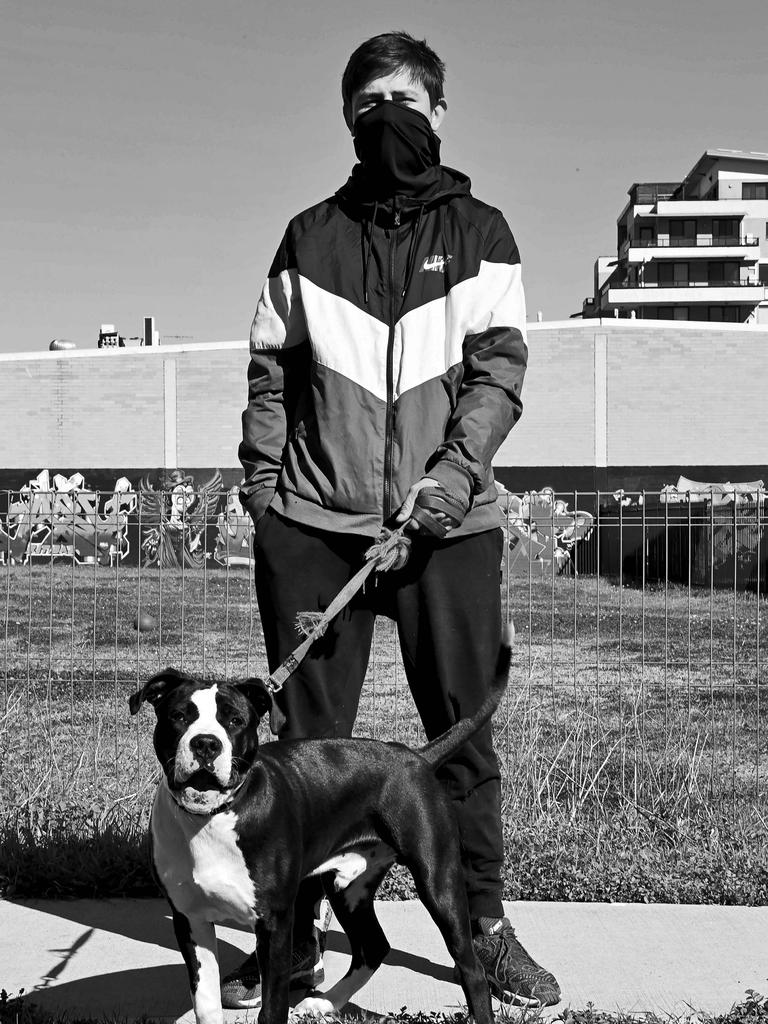 FACES OF LOCKDOWN: Joseph Xuereb, 19 year old, Apprentice Bricklayer from Blacktown. Can't work due to restrictions. Photo: Jeremy Piper