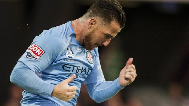 Ross McCormack has balanced Tim Cahill’s exit. (AAP Image/Tony McDonough)
