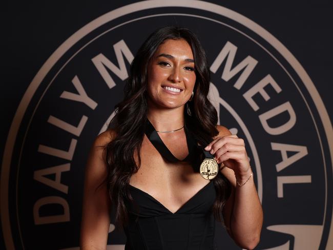 Olivia Kernick is the NRLW Dally M winner for 2024. Picture: Mark Metcalfe/Getty Images