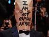 Actor dons paper bag for red carpet