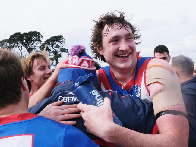 Ryan Bell is touted to take over the senior ruck duties at South Barwon. Picture: Mark Wilson