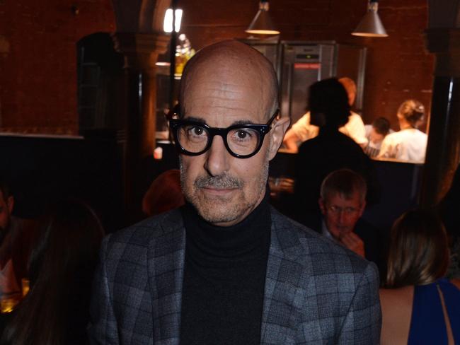 EMBARGO FOR TWAM 13 NOV 2021. FEE APPLIESLONDON, ENGLAND - OCTOBER 24:   Stanley Tucci attends the unveiling of Johnnie Walker Blue Label Ghost and Rare Port Ellen at The Welsh Chapel on October 24, 2018 in London, England.  (Photo by David M. Benett/Dave Benett/Getty Images for Johnnie Walker) *** Local Caption *** Stanley Tucci