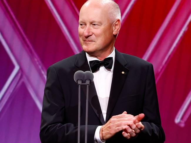 AFL Commission chair Richard Goyder at the 2023 W Awards in Melbourne. Picture: Dylan Burns/AFL Photos via Getty Images