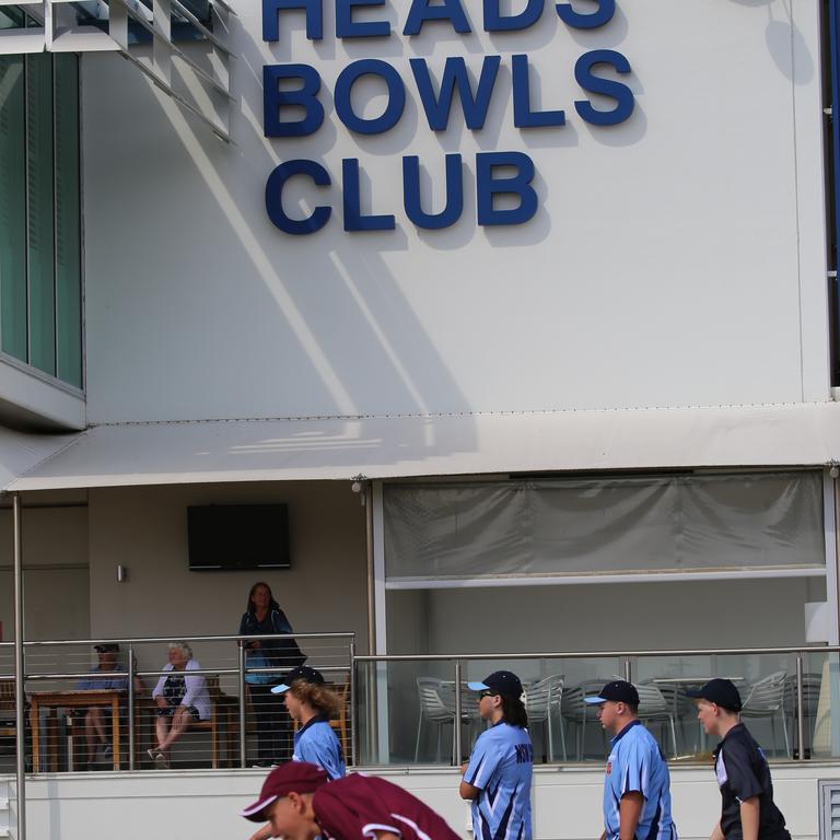 Action from the Australian Schools Super lawn bowls series played at Tweed Heads between Queensland, NSWCHS and Victoria. Kane Nelson in action. Picture: BOWLS QLD