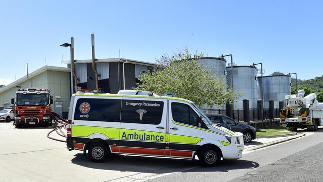 Emergency services responded to a riot at the Cleveland Youth Detention Centre in Townsville. PICTURE: MATT TAYLOR.